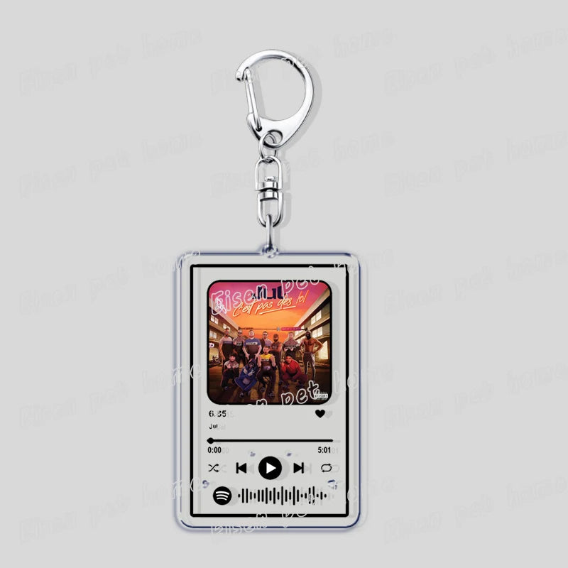 Porte clef jul avec album personnalisé - Style accessories