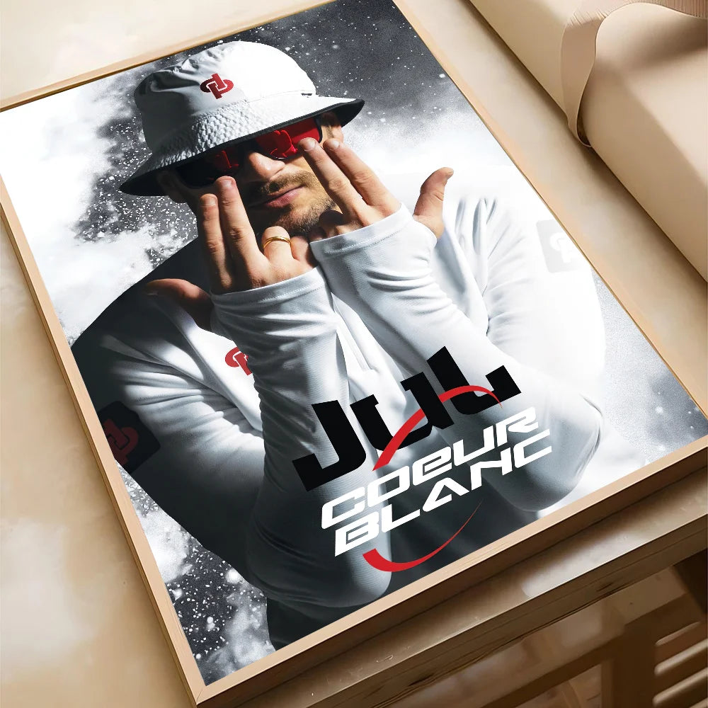 JuL C'est Quand Qu'il S'eteint Rapper Poster - Style accessories