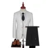 2024 High Quality African Men's Suits  3 Pieces British Handsome High-density Men's Suits blazer Wedding Dress Male Suit for Men
