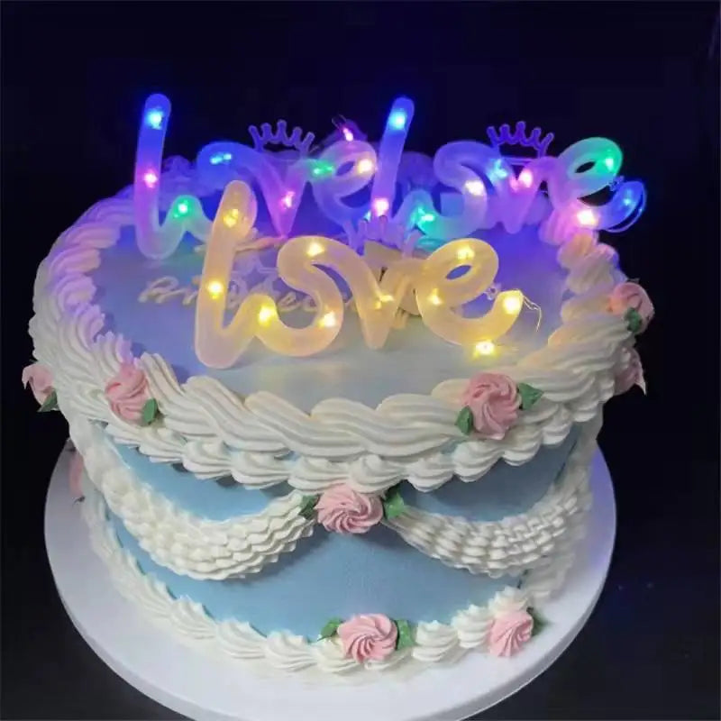 Love Romantic Night Light Valentine's Day Proposal and Confession LED String Lights Battery LED Lights Wedding Decoration Lights