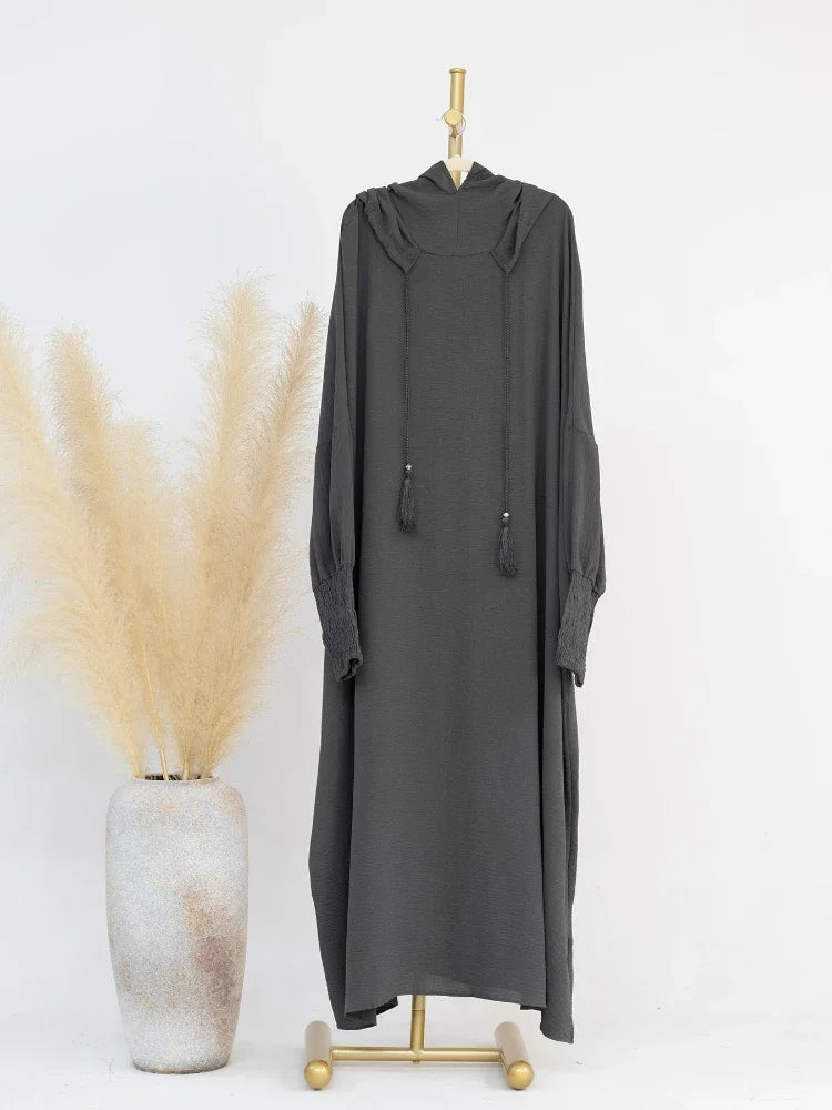 Eid Muslim Dress for Women Eid Abaya Morocco Ramadan Jilbab Hooded Prayer Dresses Vestido Kaftan Islam Dubai Arab Long Robe 2026