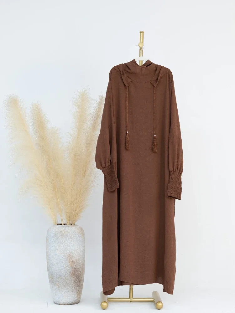 Eid Muslim Dress for Women Eid Abaya Morocco Ramadan Jilbab Hooded Prayer Dresses Vestido Kaftan Islam Dubai Arab Long Robe 2026