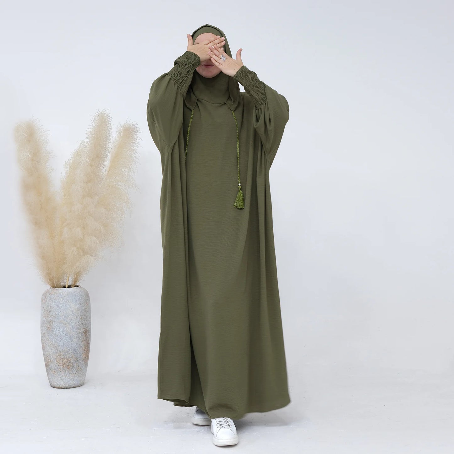 Eid Muslim Dress for Women Eid Abaya Morocco Ramadan Jilbab Hooded Prayer Dresses Vestido Kaftan Islam Dubai Arab Long Robe 2026
