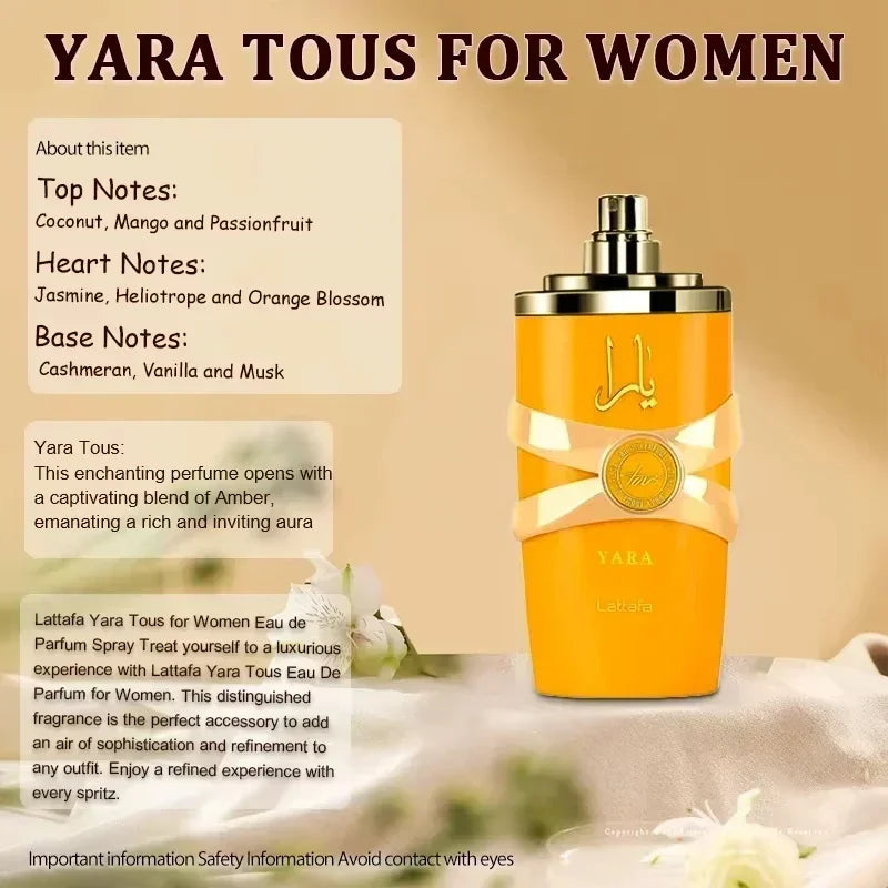 100ML 3.4oz parfum arabe longue tenue envoûtant LATAFA dubaii - Style accessories 