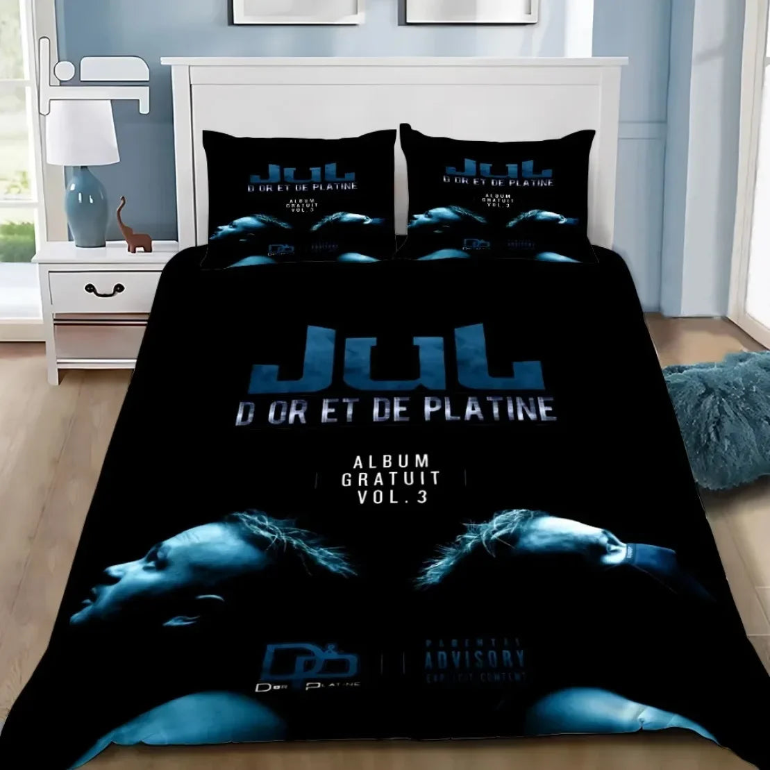 Parure de lit double jul imprimée en 3D - Style accessories 