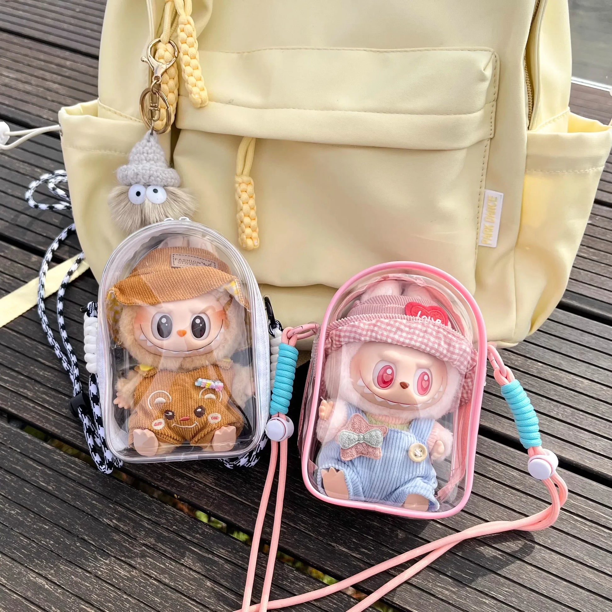 Sac de transport pour protéger votre labubu de 15 cm - Style accessories 