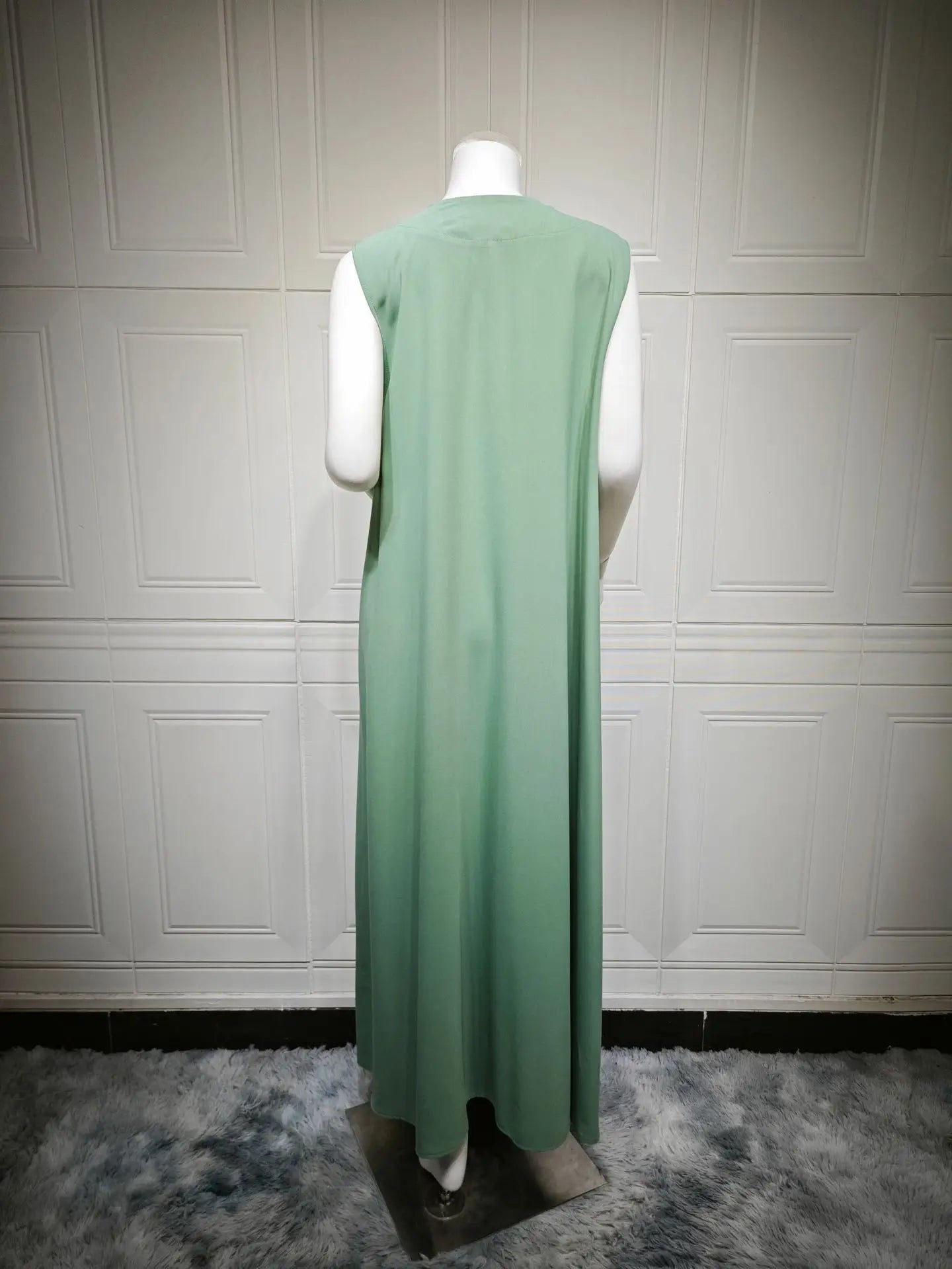 Eid Muslim Party Dress for Women Abaya with Inner Dress 2 Piece Set Jalabiya Ramadan Abayas Robe Caftan Vestidos Largos Kebaya