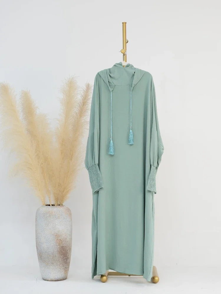 Eid Muslim Dress for Women Eid Abaya Morocco Ramadan Jilbab Hooded Prayer Dresses Vestido Kaftan Islam Dubai Arab Long Robe 2026