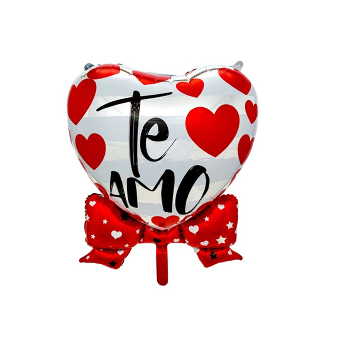 2pcs 35 inch Spanish, I Love You, Love Bow Balloon, Birthday Wedding Valentine's Day Party Decoration Balloon