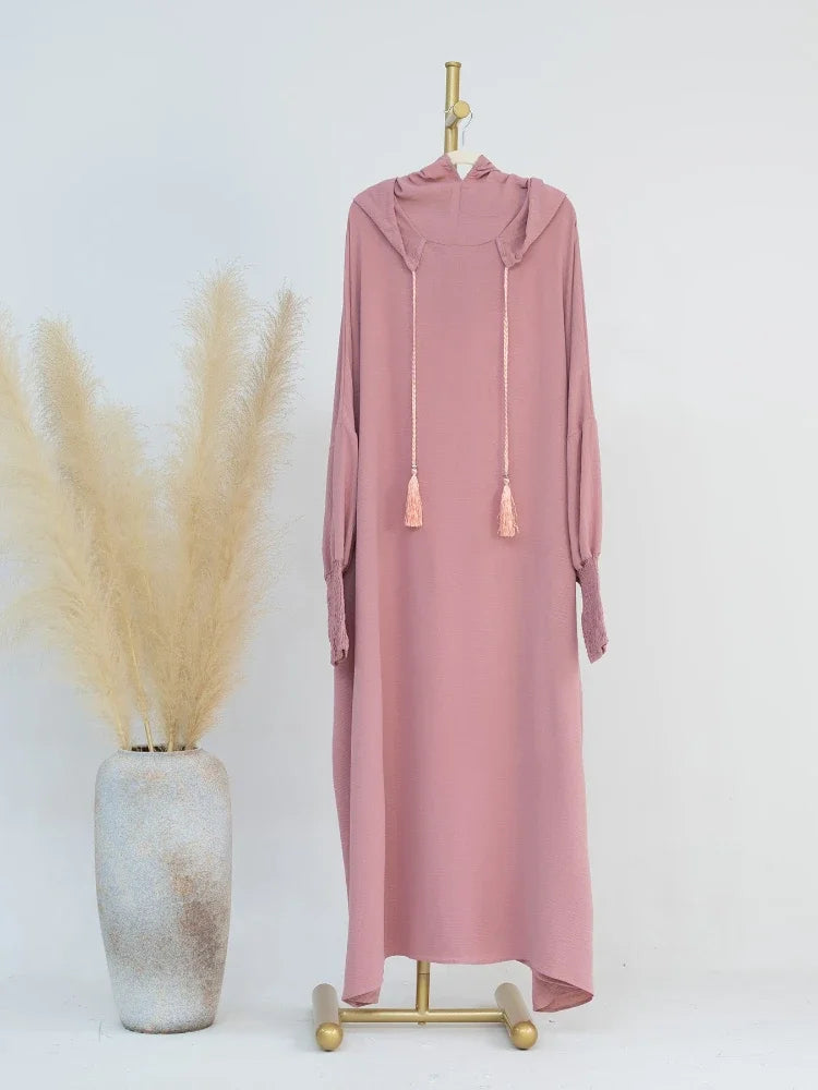 Eid Muslim Dress for Women Eid Abaya Morocco Ramadan Jilbab Hooded Prayer Dresses Vestido Kaftan Islam Dubai Arab Long Robe 2026