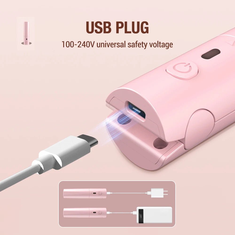 Lisseur sans fil à recharger par usb / lisseur de voyage / fer à lisser portable - Style accessories 