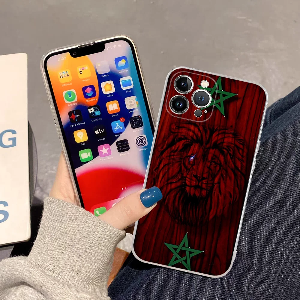 Maroc M-Morocco Flag Phone Case For iPhone 16 15 14 11 12 13 Mini Pro XS Max Cover 6 7 8 Plus X Funda Shell