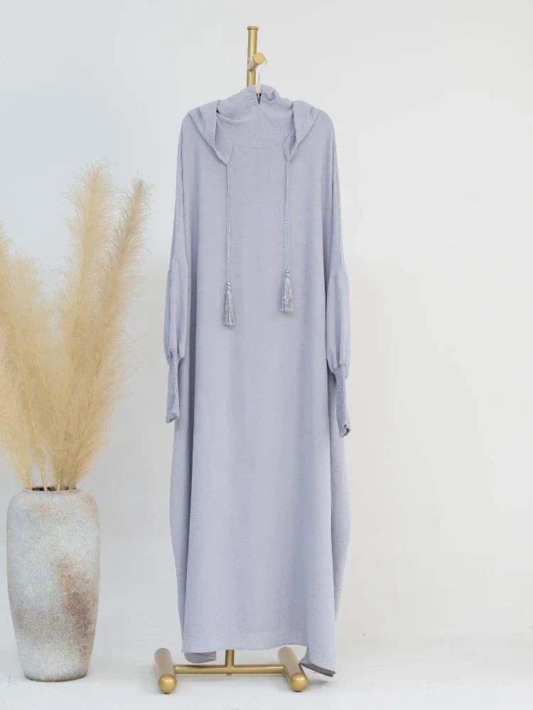 Eid Muslim Dress for Women Eid Abaya Morocco Ramadan Jilbab Hooded Prayer Dresses Vestido Kaftan Islam Dubai Arab Long Robe 2026