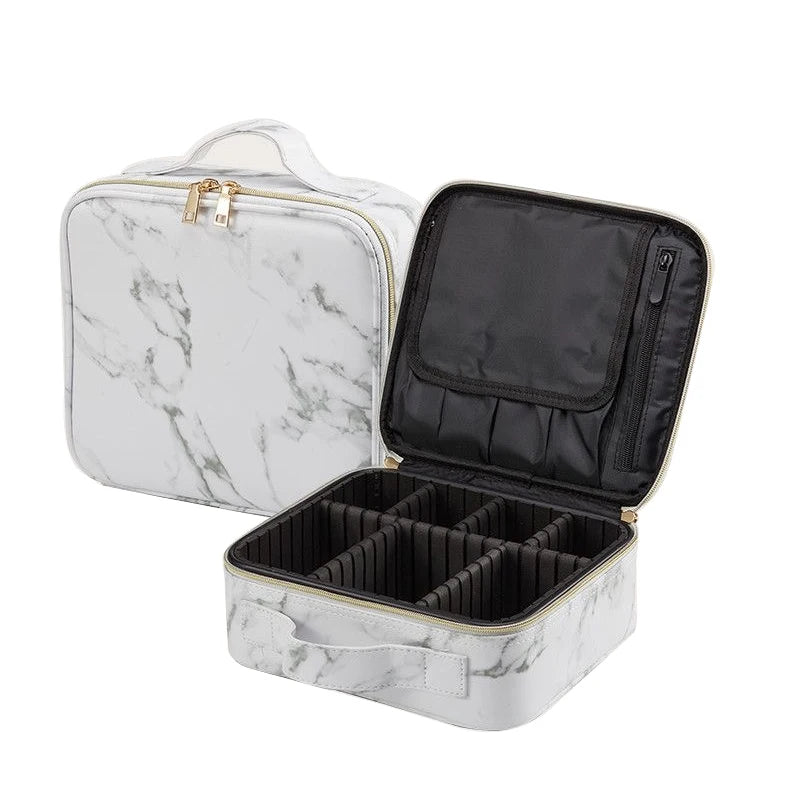 Vanity organiseur beauté idéal pour maquillage effet marbre waterproof - Style accessories 