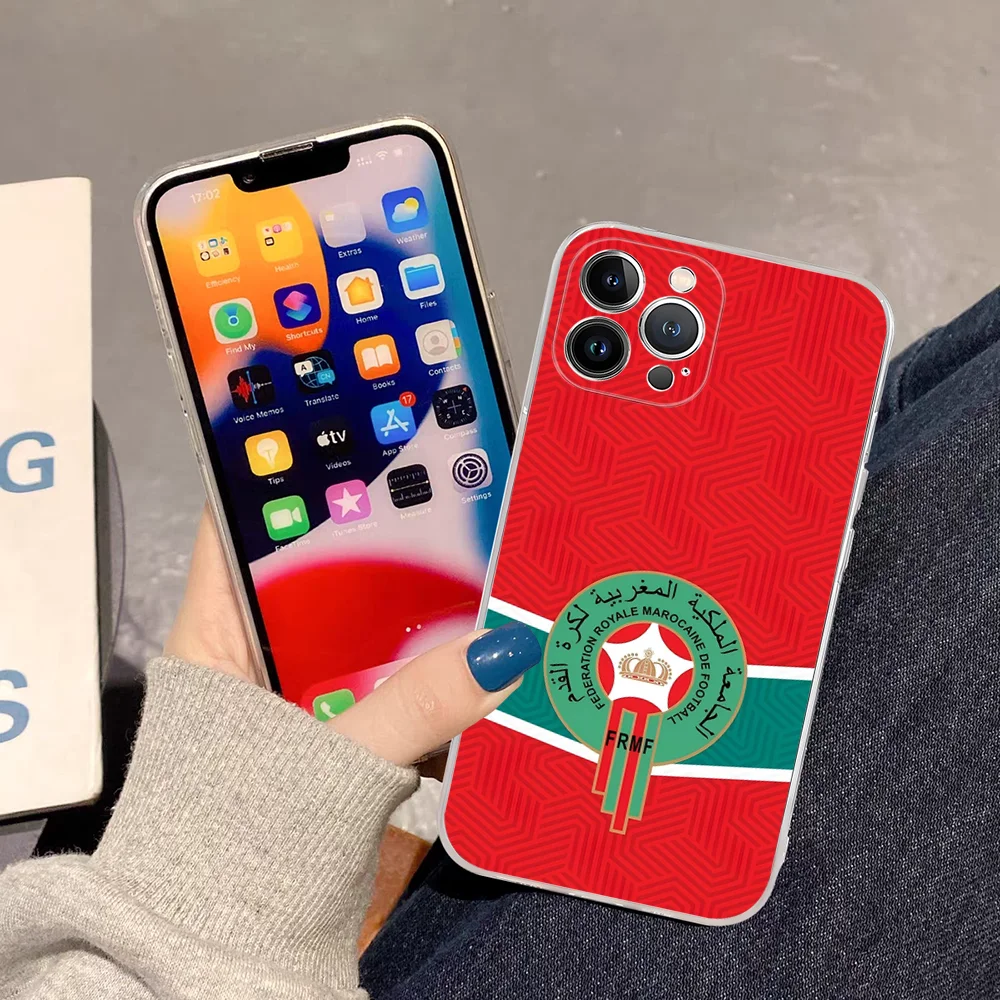 Maroc M-Morocco Flag Phone Case For iPhone 16 15 14 11 12 13 Mini Pro XS Max Cover 6 7 8 Plus X Funda Shell