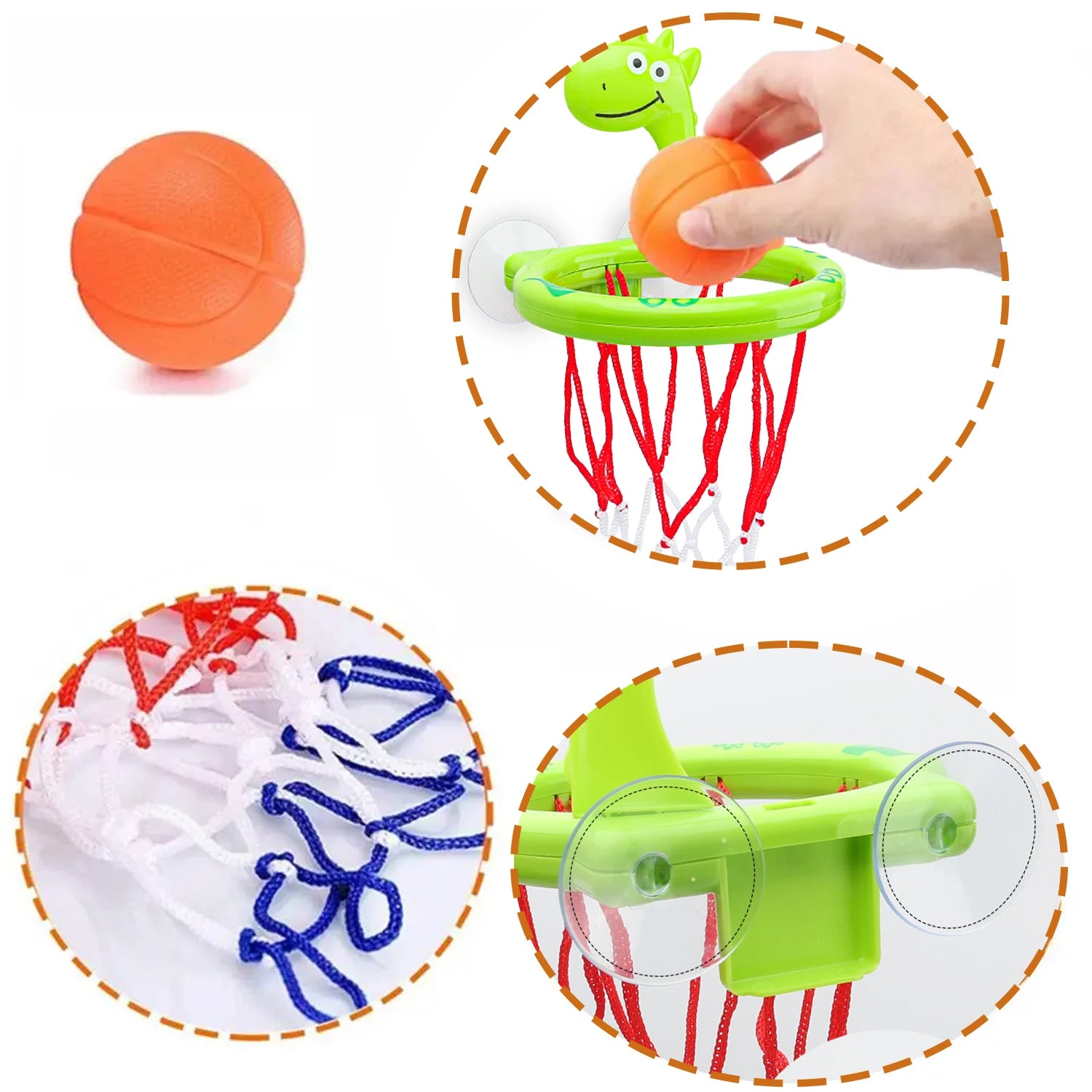 Panier de basket pour jouer dans le bain enfants - Style accessories 