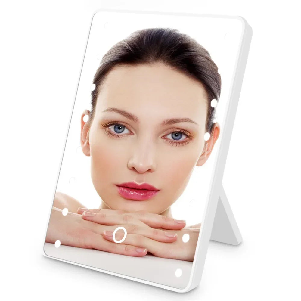 Miroir led à touche sensitive 16 led - Style accessories 