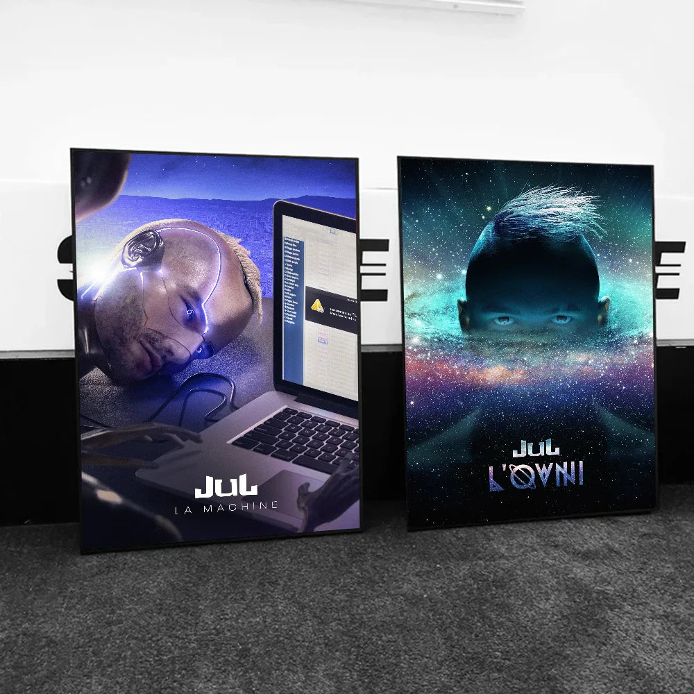 JuL C'est Quand Qu'il S'eteint Rapper Poster - Style accessories 
