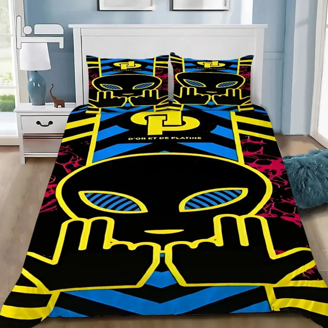 Parure de lit double jul imprimée en 3D - Style accessories 