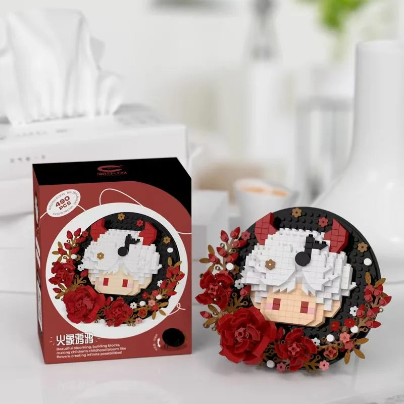 Game Cartoon Love and Deepspace Xavier Zayne Rafayel ralayo Sylus Plaything Bricks Badge display stand Valentine's Day Gifts