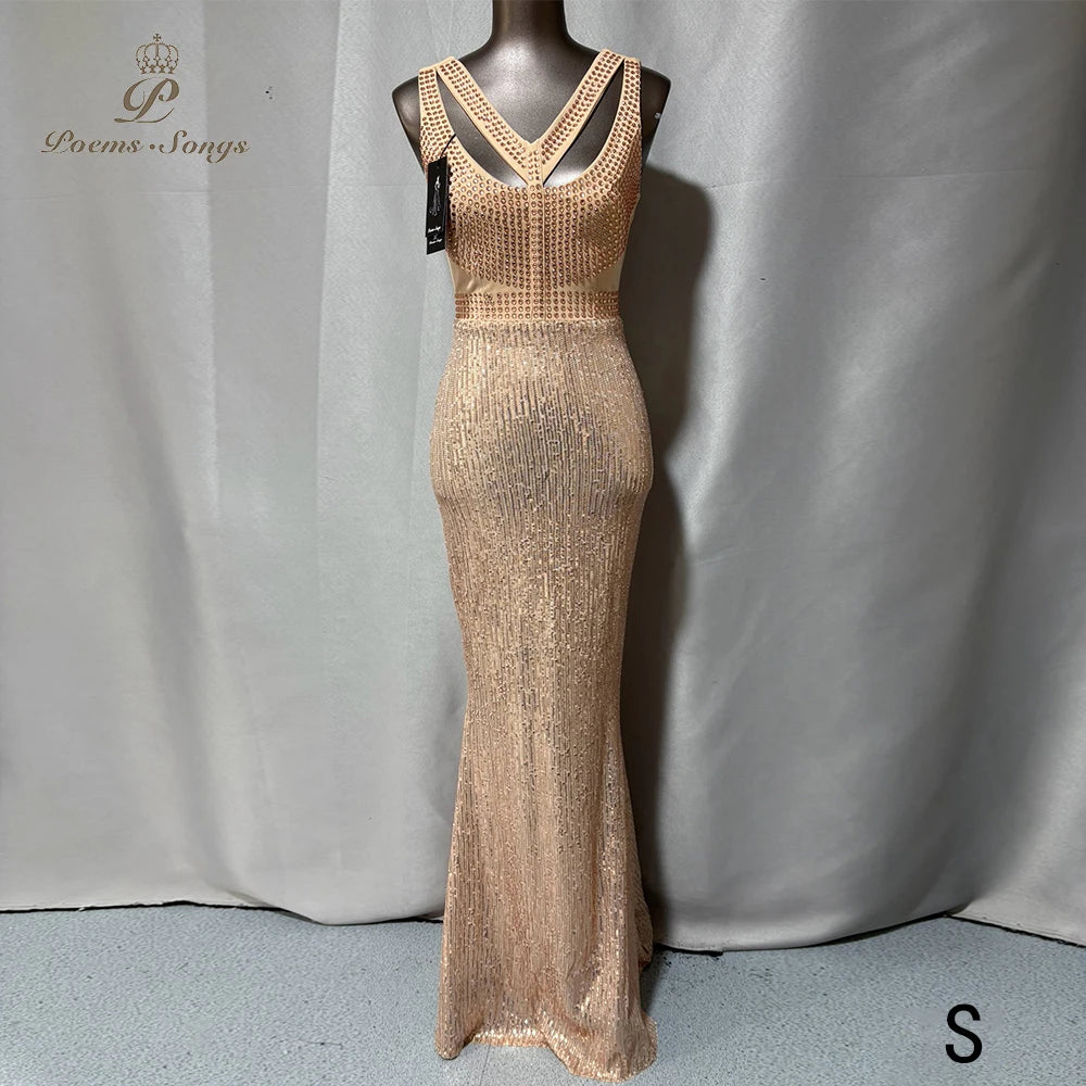 Elegant Women's Evening Dresses robes de soirée vestidos de fiesta Stock Liquidation Sale Perfect for Party Prom Formal Occasion