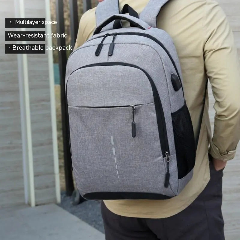 Sac à dos de large capacité avec chargeur usb - Style accessories 