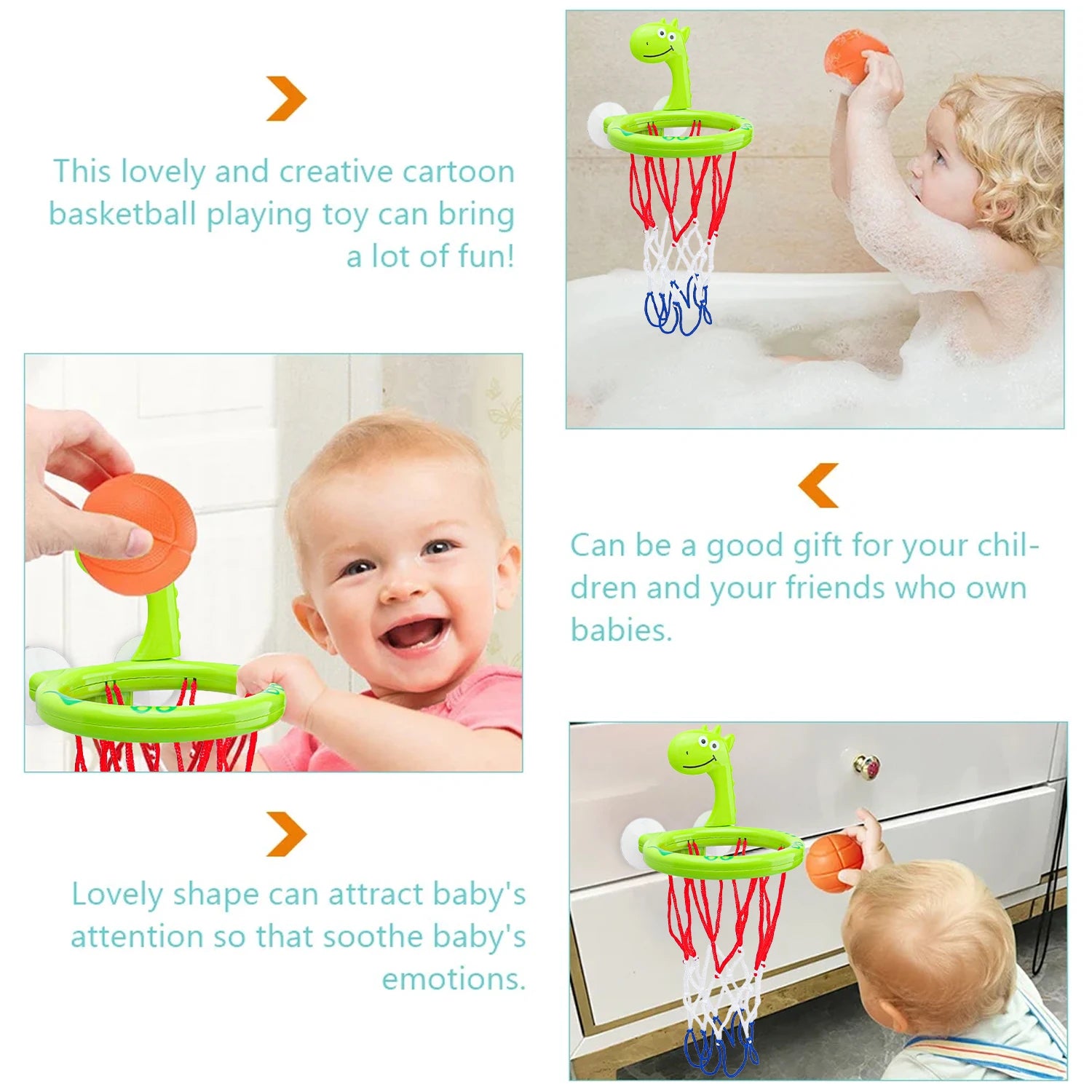 Panier de basket pour jouer dans le bain enfants - Style accessories 