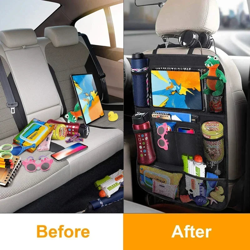 Organiseur voiture pour enfants avec plusieurs poches ainsi que l emplacement tablette - Style accessories 