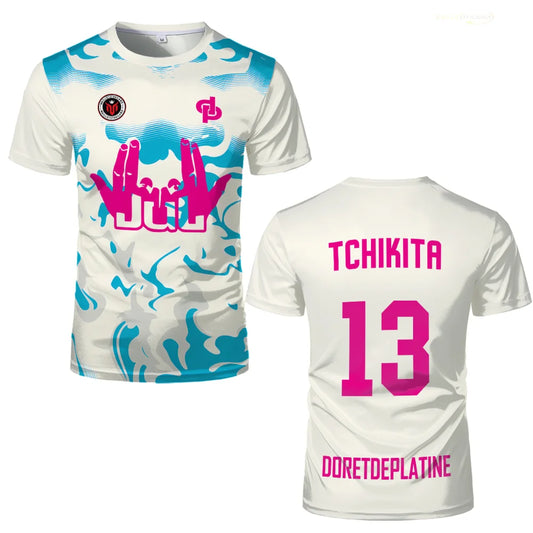 3D Print Sport Quick-dry Breathable Men Tshirt 90 Minute MM9 JUL Football Jersey Racing Team Uniform Outdoor Street Short-sleeve