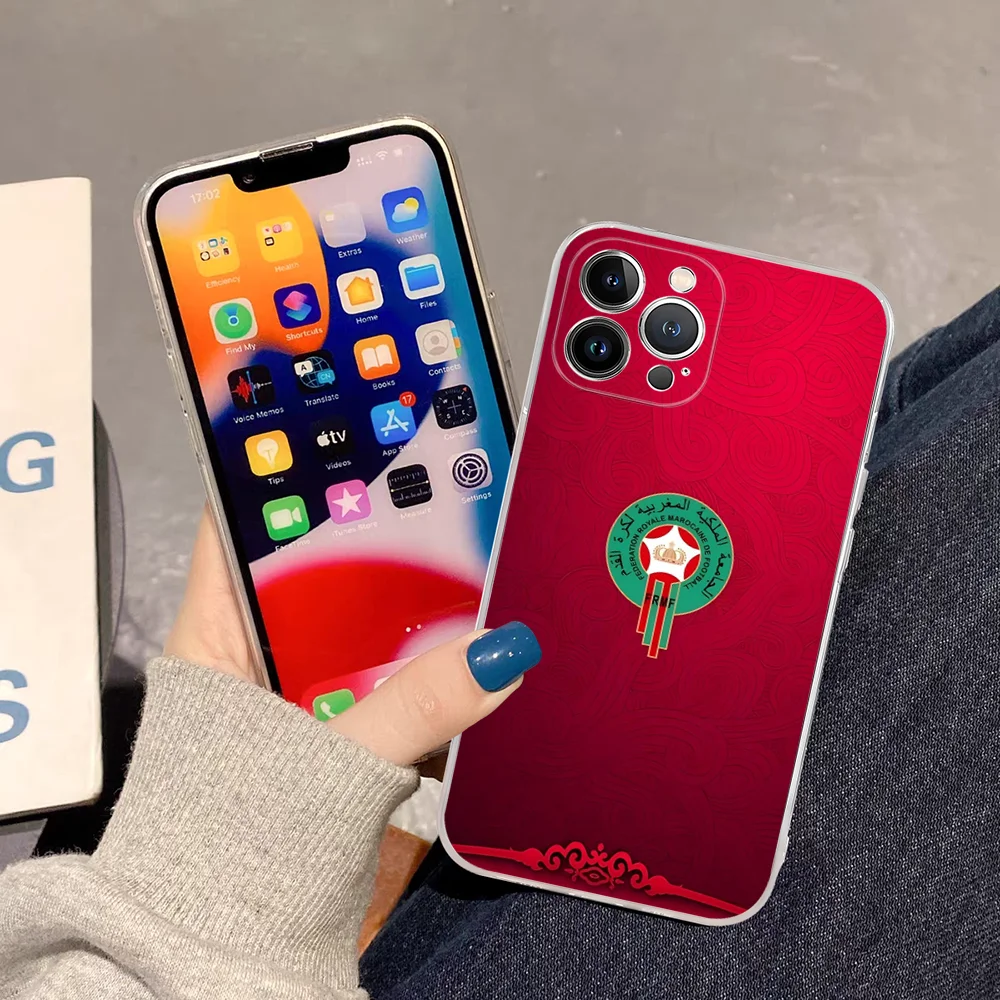 Maroc M-Morocco Flag Phone Case For iPhone 16 15 14 11 12 13 Mini Pro XS Max Cover 6 7 8 Plus X Funda Shell
