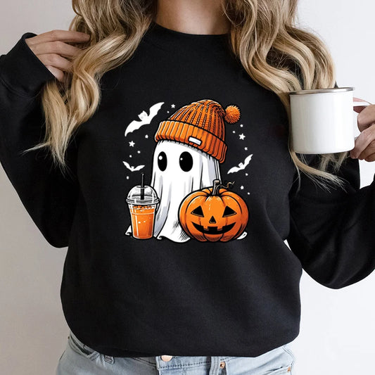 Sweat-shirt fashion Halloween femmes plusieurs colorie