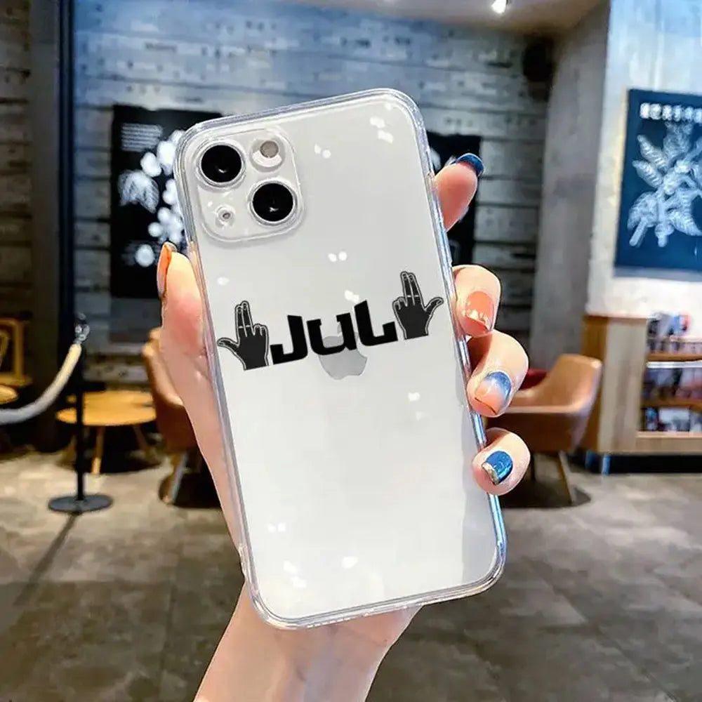 JuL C'est Pas Des Lol Png Phone Case for Iphone 7 8 Plus 12 13 Mini 11 15 14 Pro Max X XR XS MAX Cases for Iphone 11 Clear Funda