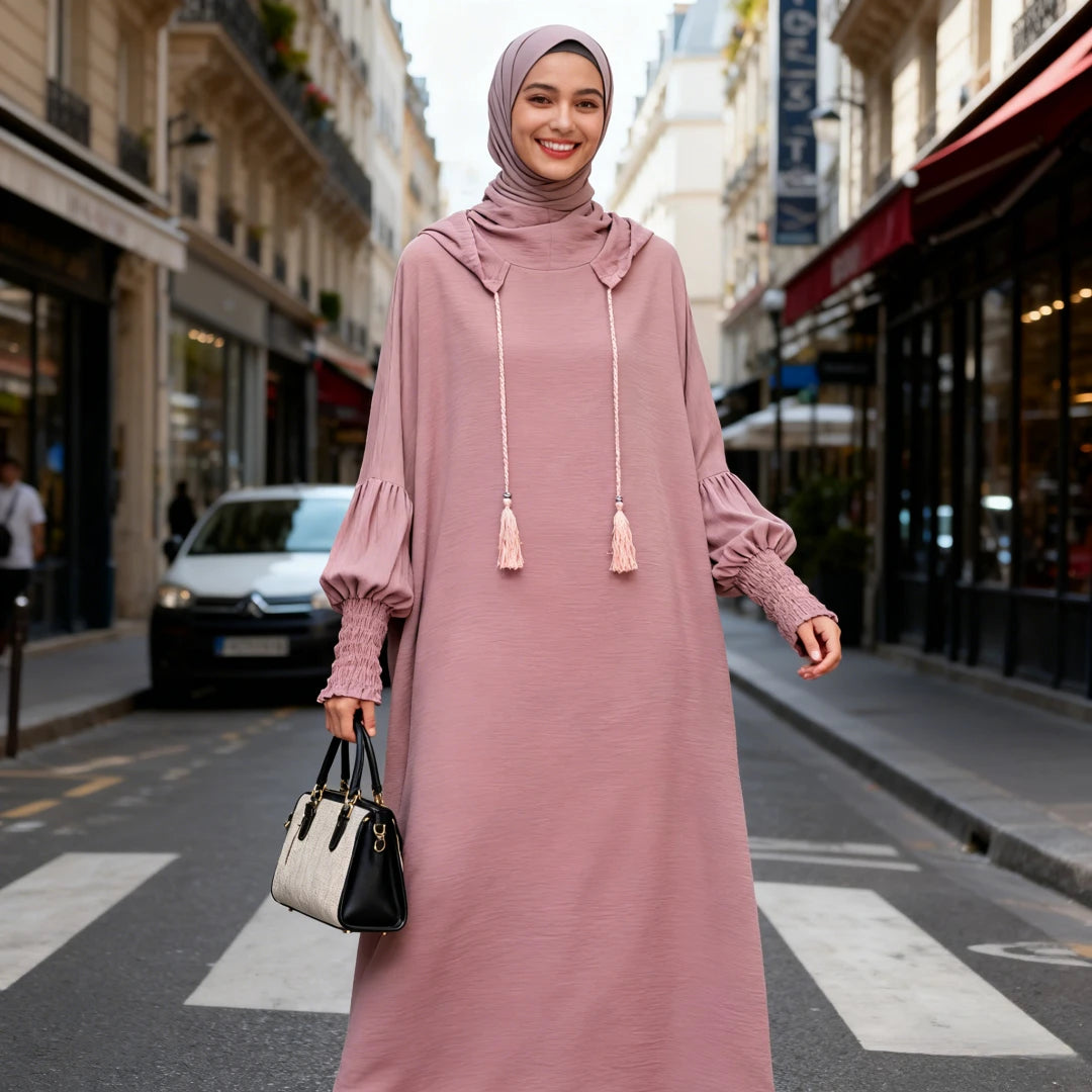 Eid Muslim Dress for Women Eid Abaya Morocco Ramadan Jilbab Hooded Prayer Dresses Vestido Kaftan Islam Dubai Arab Long Robe 2026