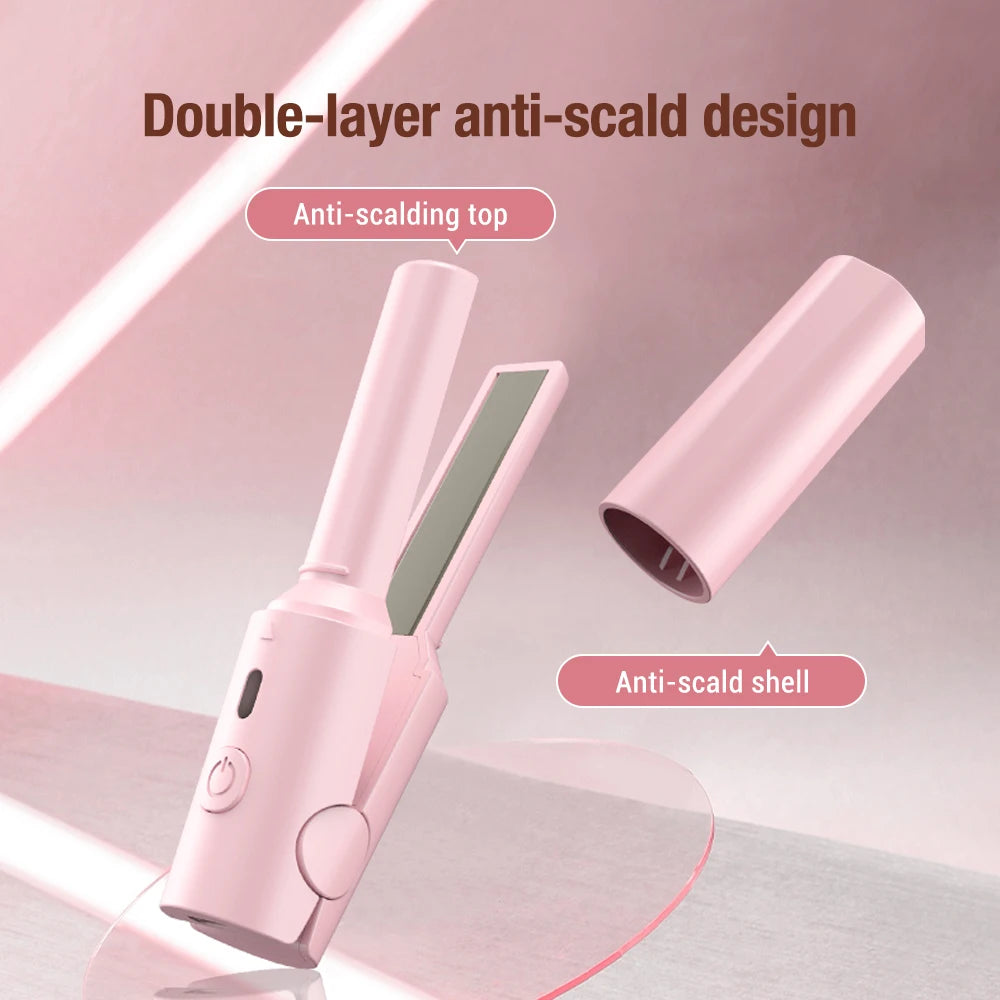 Lisseur sans fil à recharger par usb / lisseur de voyage / fer à lisser portable - Style accessories 