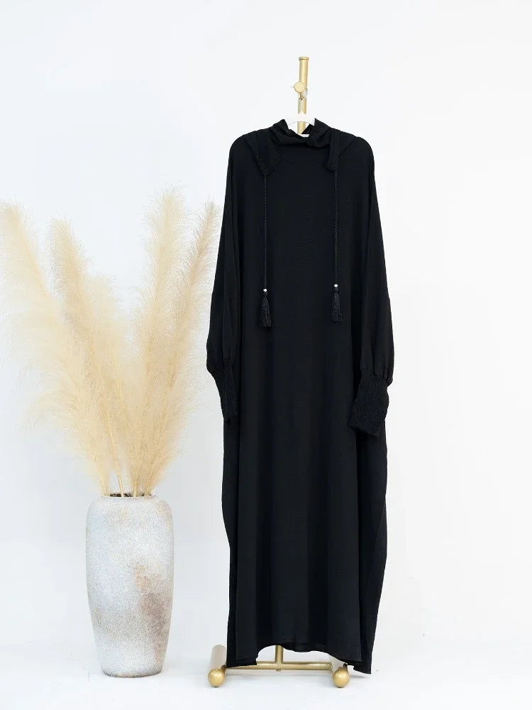 Eid Muslim Dress for Women Eid Abaya Morocco Ramadan Jilbab Hooded Prayer Dresses Vestido Kaftan Islam Dubai Arab Long Robe 2026